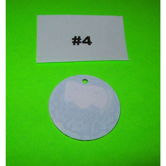 Pinball Magic Promo Plastic Keychain Original Vintage Game Bearded Man 1995 #4 - Picture 2 of 2